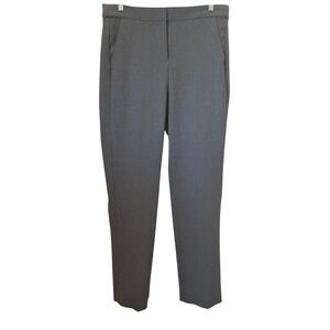 J Crew Kate Pants Gray Womens Size 8T Flat Front Trousers